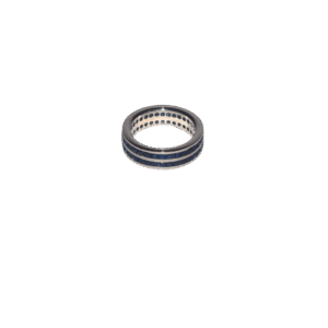 925 sterling silver men’s ring, blue stone men’s band, sterling silver wedding band, modern men’s jewelry, Blue Titan ring.