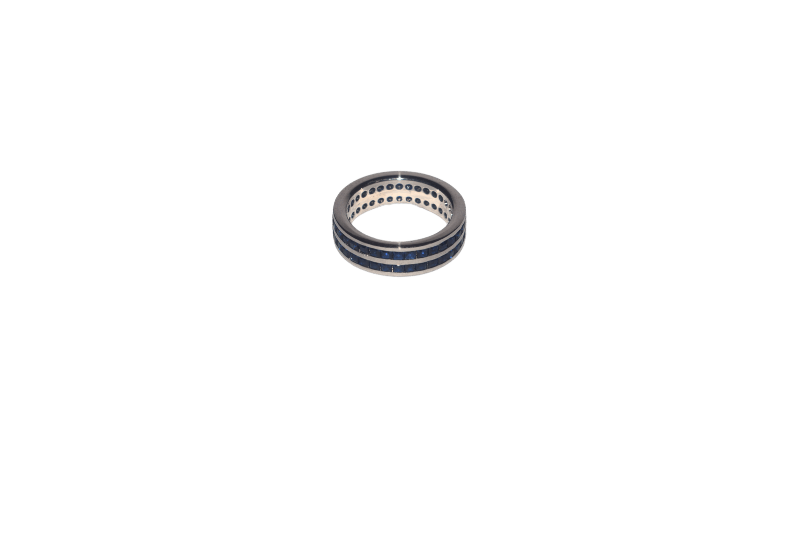 925 sterling silver men’s ring, blue stone men’s band, sterling silver wedding band, modern men’s jewelry, Blue Titan ring.