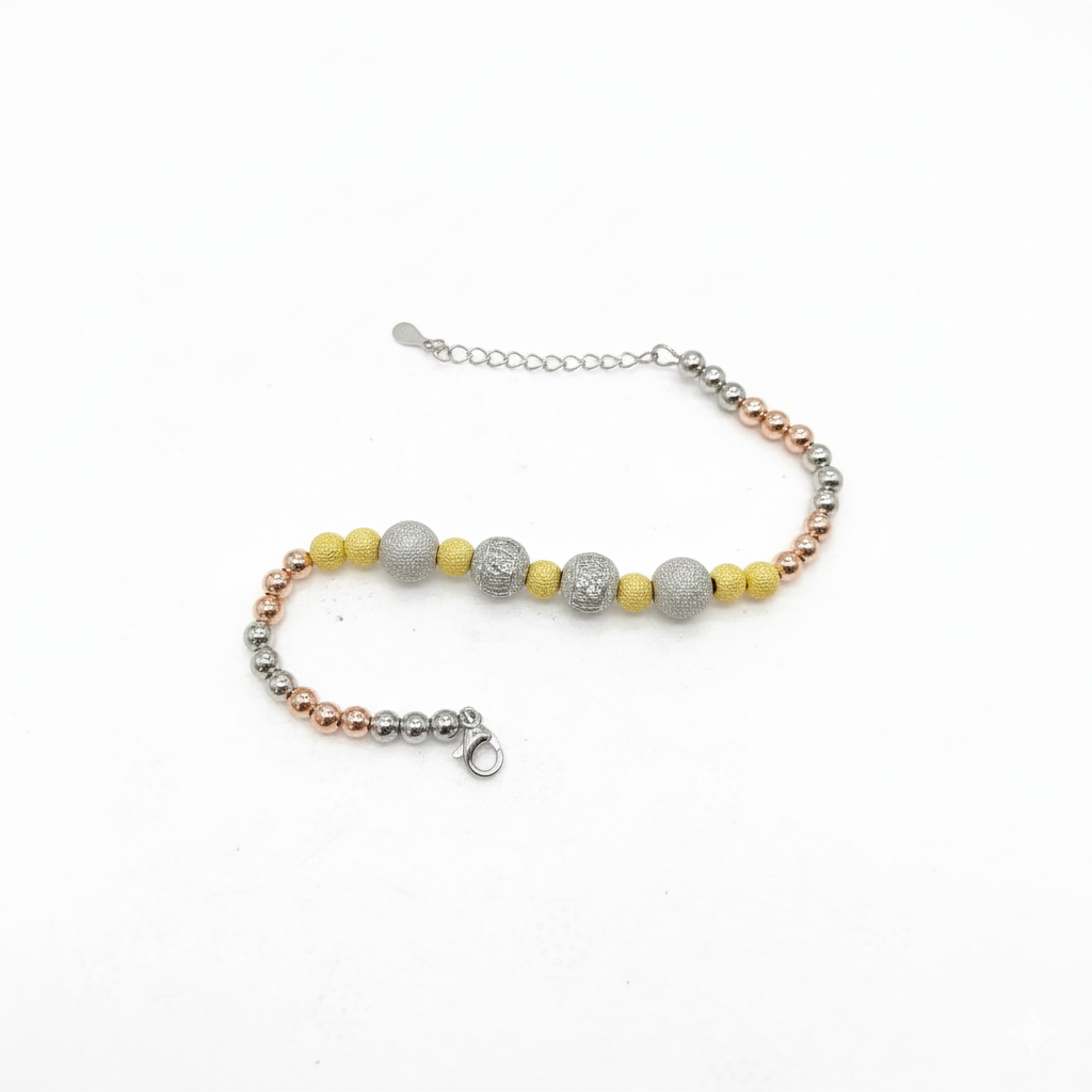 Madhisha Silvers classic sterling silver oval link bracelet, polished charm chain.